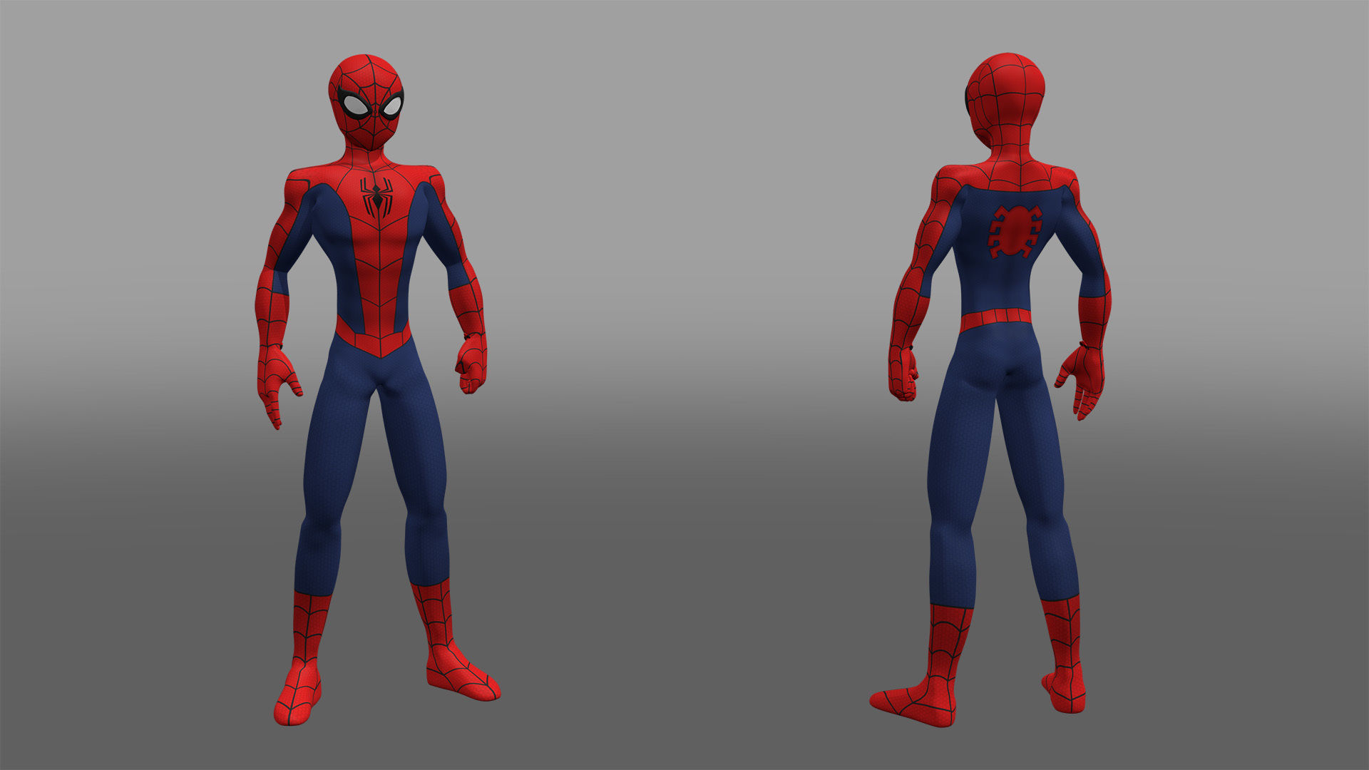 Spectacular Spider - Man Package Low-poly 3D model_32