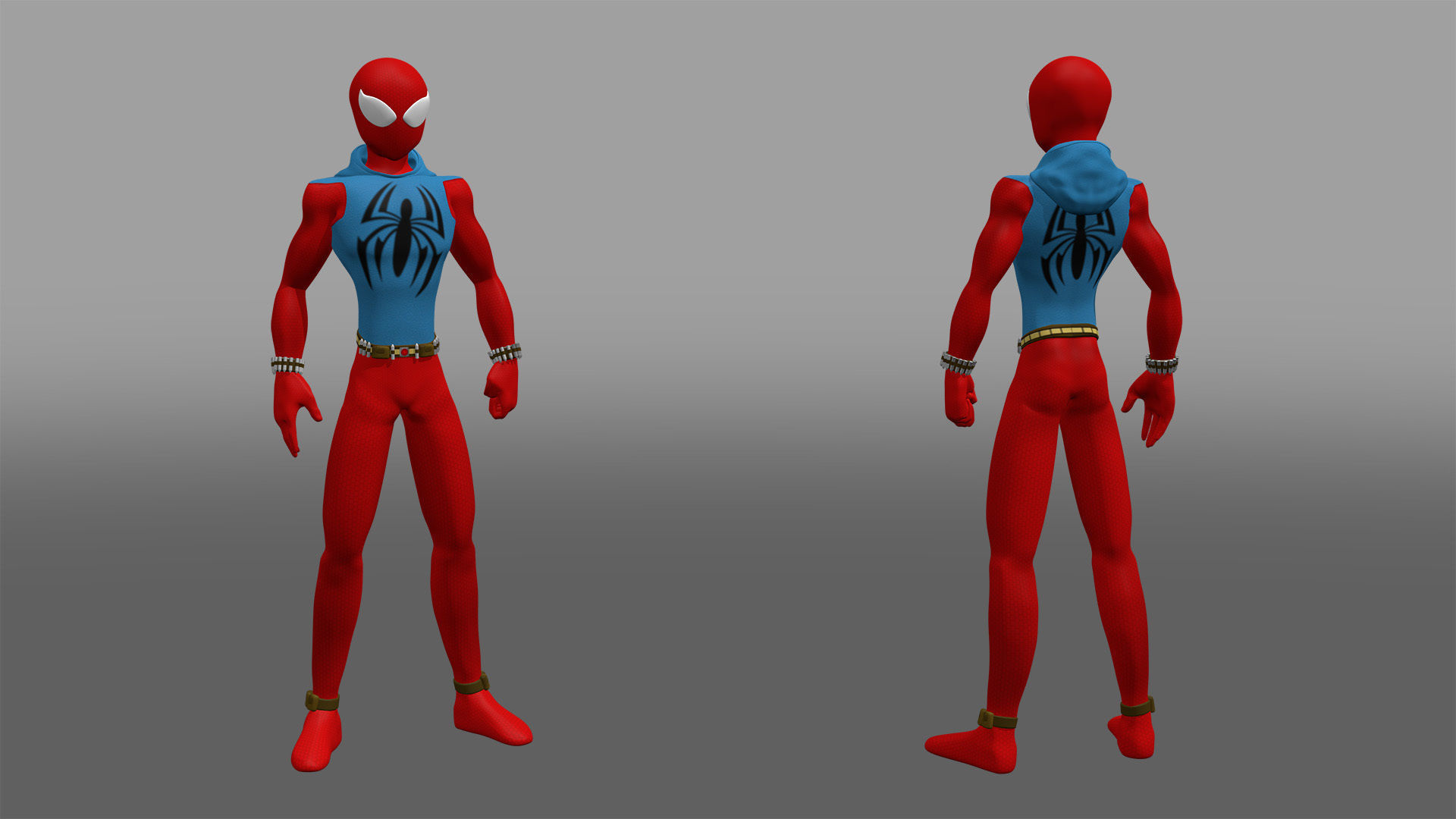 Spectacular Spider - Man Package Low-poly 3D model_43