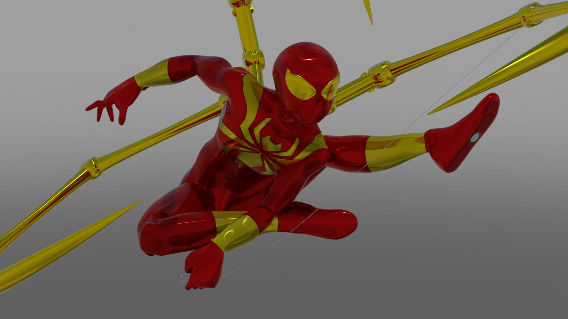 Spectacular Spider - Man Package Low-poly 3D model_14