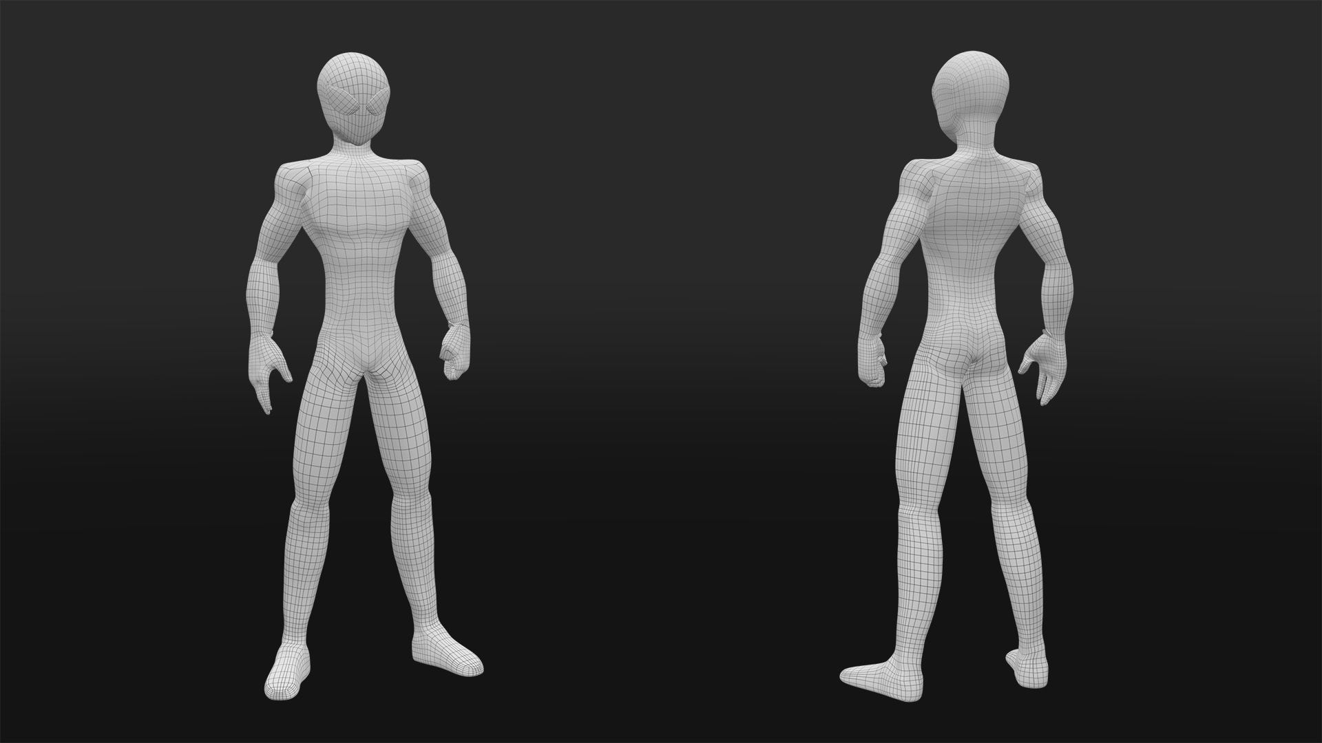 Spectacular Spider - Man Package Low-poly 3D model_50