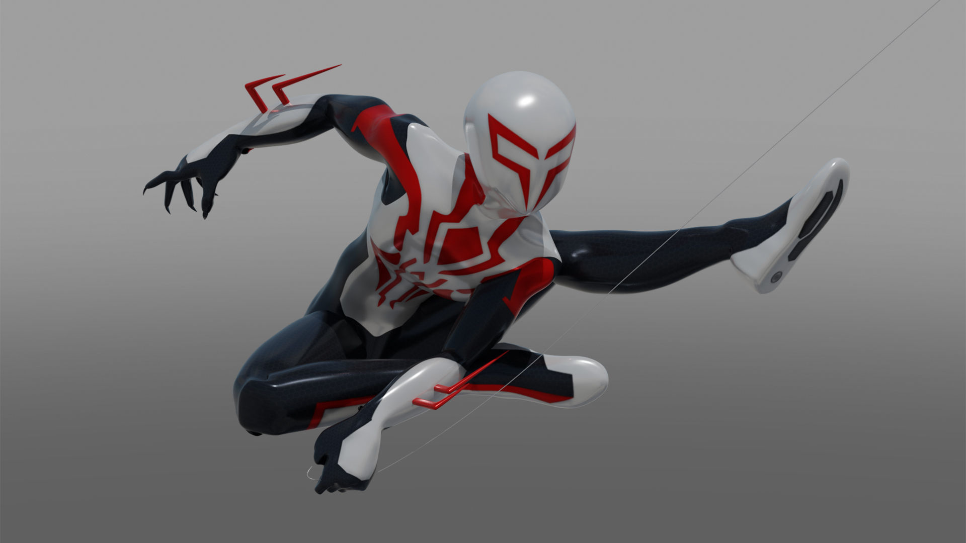 Spectacular Spider - Man Package Low-poly 3D model_16