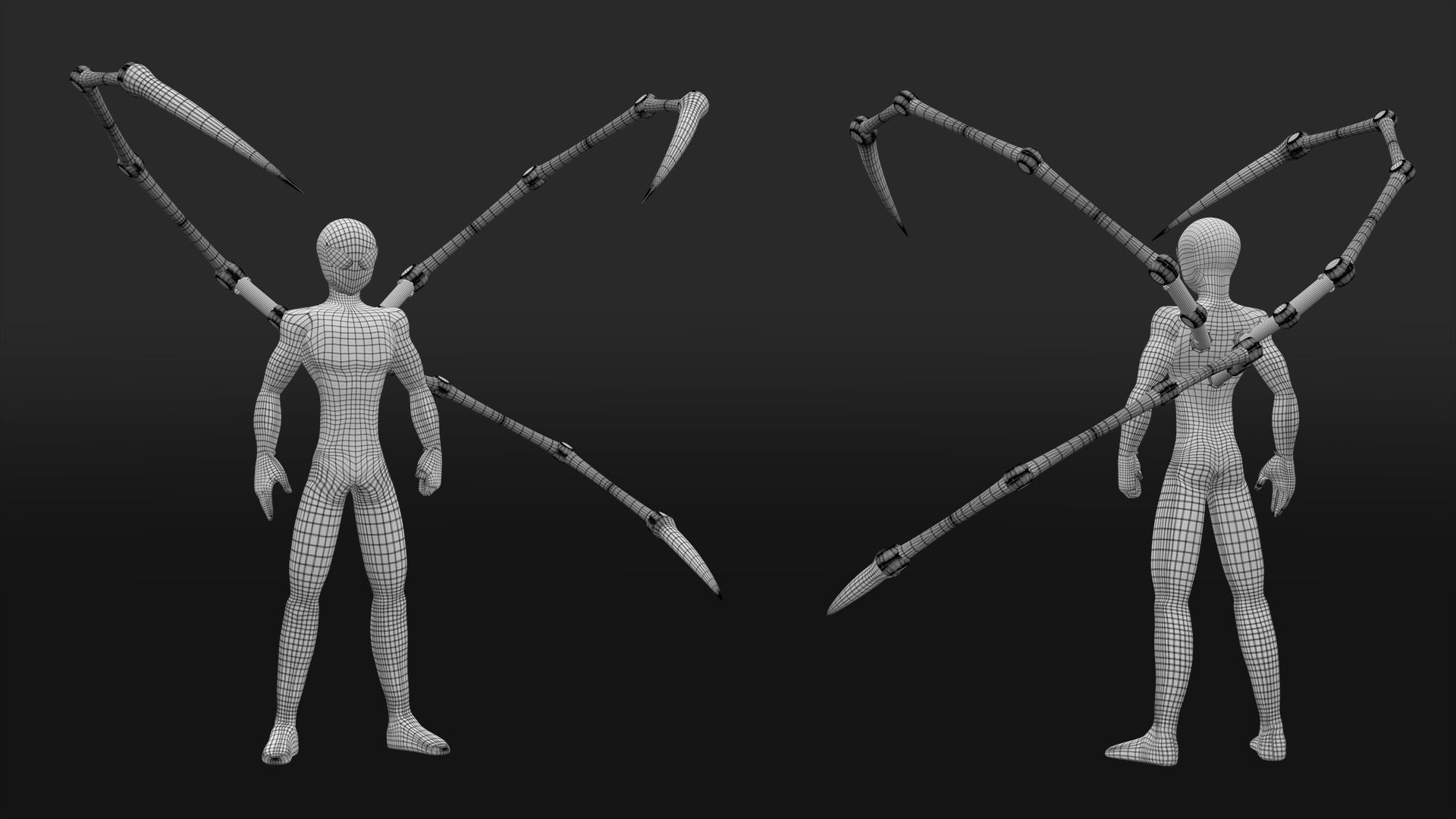 Spectacular Spider - Man Package Low-poly 3D model_54