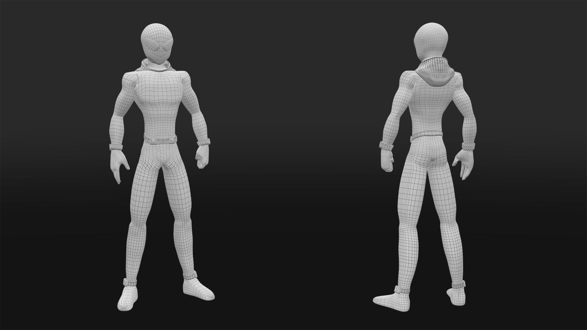 Spectacular Spider - Man Package Low-poly 3D model_52