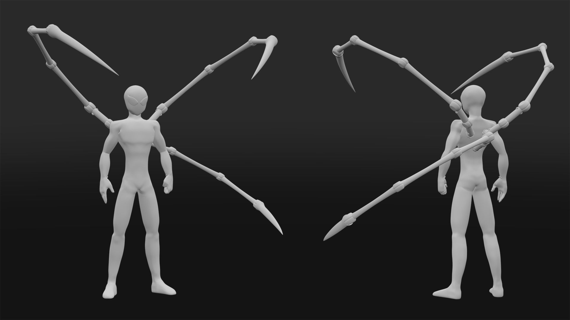 Spectacular Spider - Man Package Low-poly 3D model_53