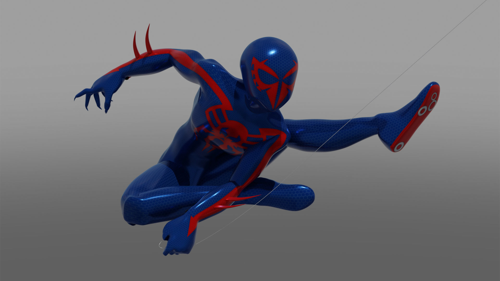 Spectacular Spider - Man Package Low-poly 3D model_15