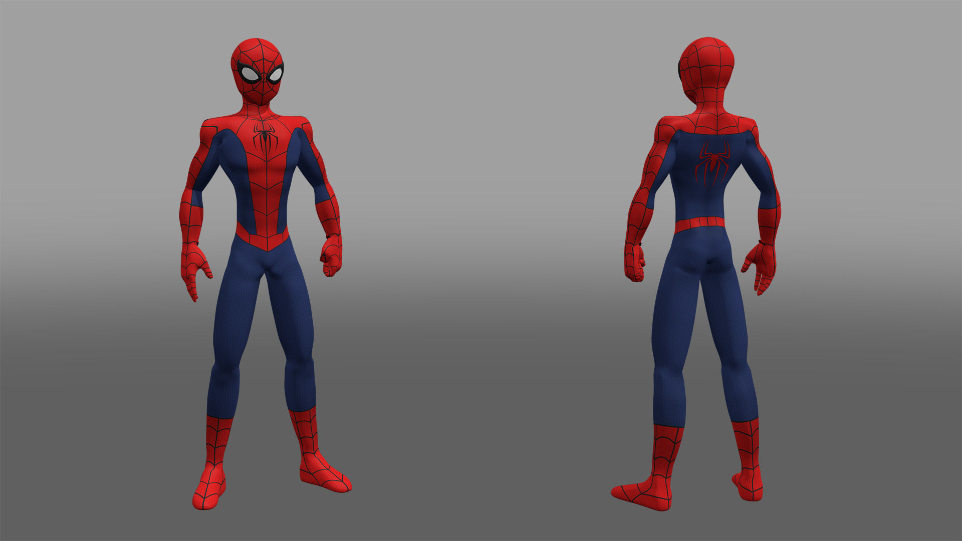 Spectacular Spider - Man Package Low-poly 3D model_33