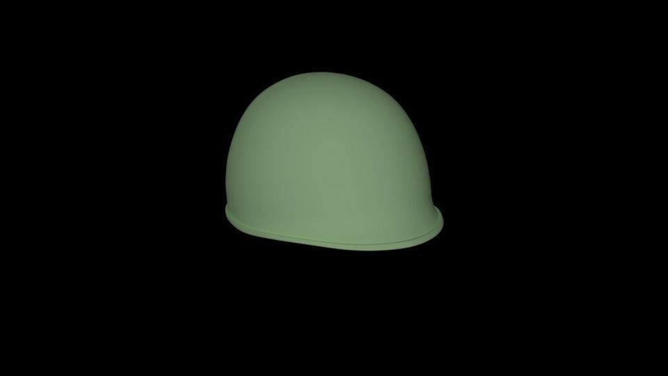  Military Helmet and  Military Beret STL for 3D printing 3D print model_1