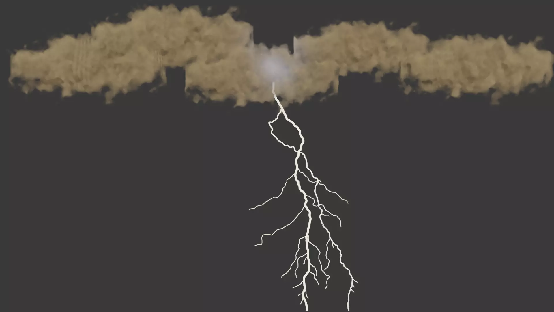 Lightning bolt Free low-poly 3D model
