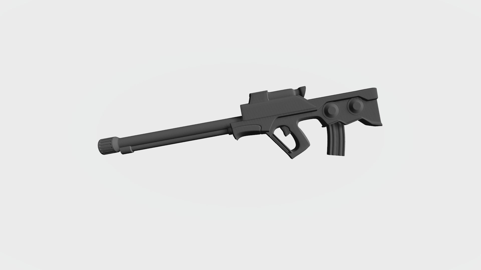 Machine-guns from future 3D print model_2