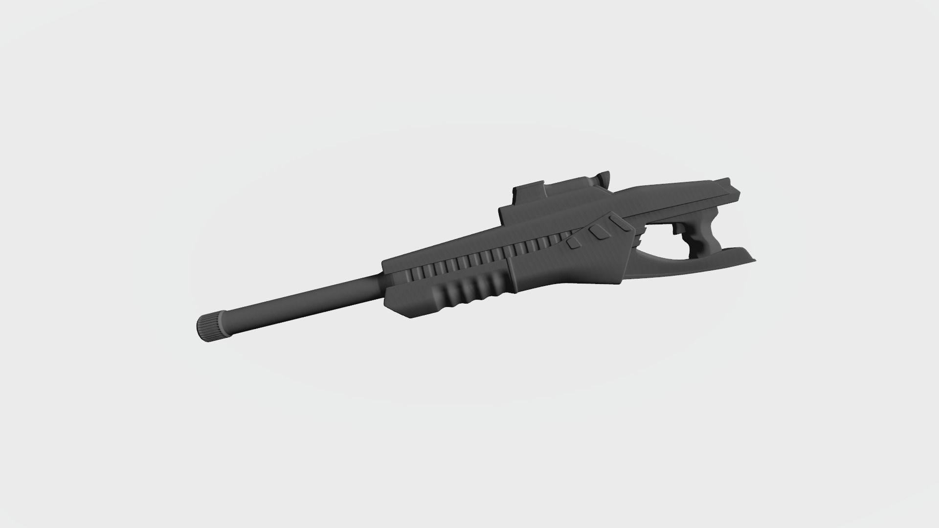 Machine-guns from future 3D print model_4