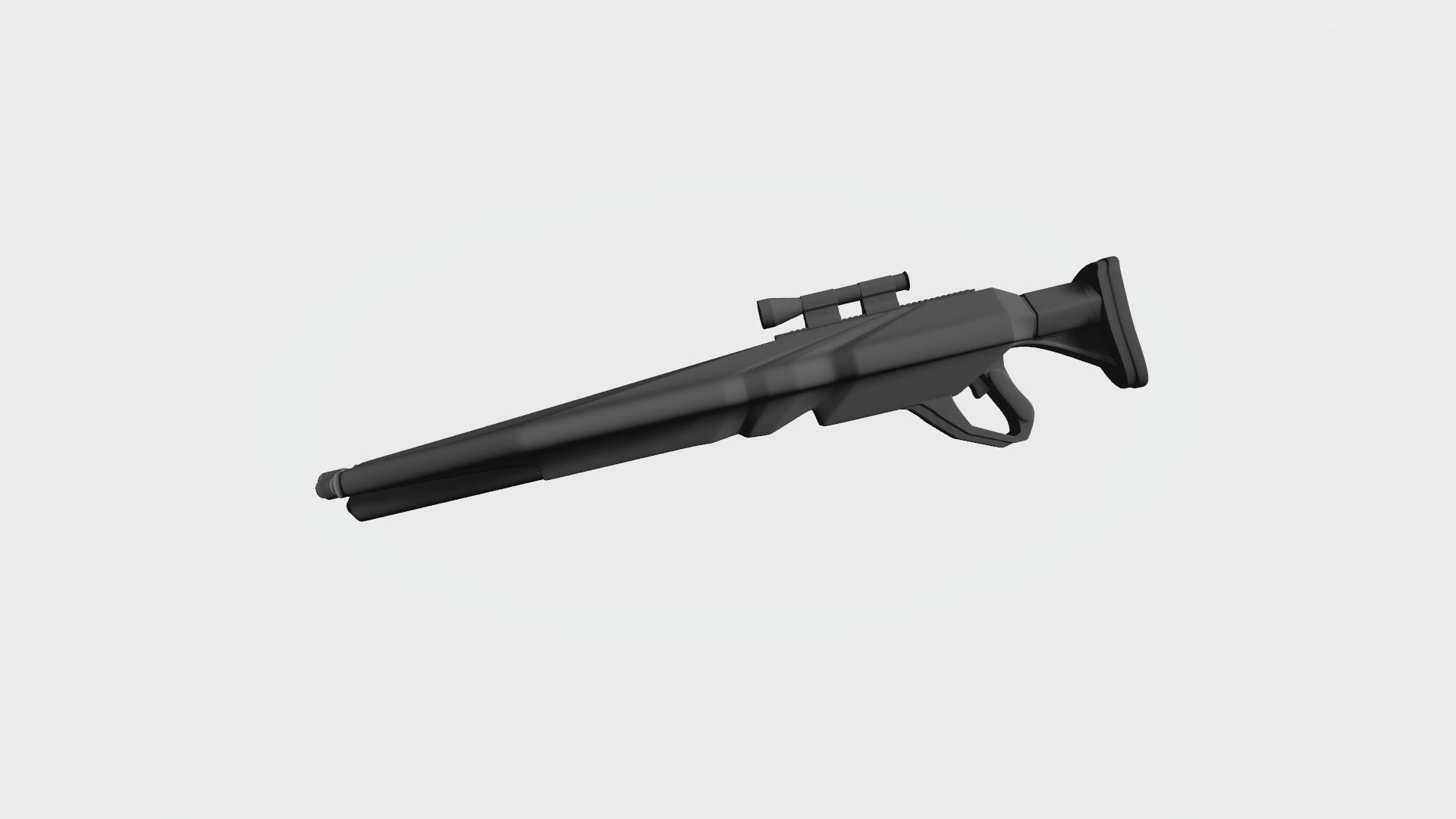 Machine-guns from future 3D print model_3