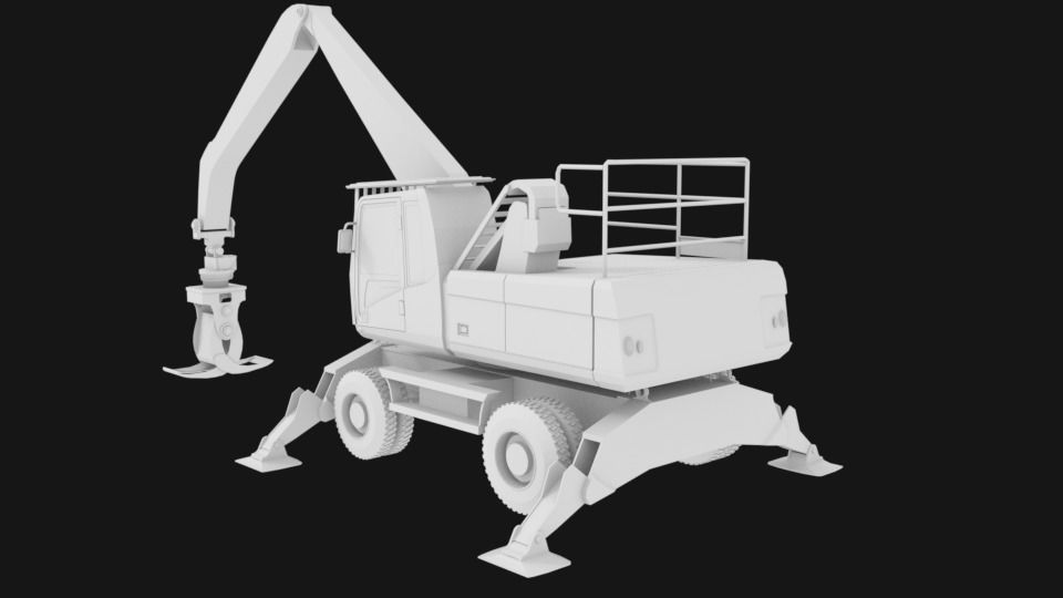 CAT Crawler with separated PARTS STL for 3D printing  3D print model_4