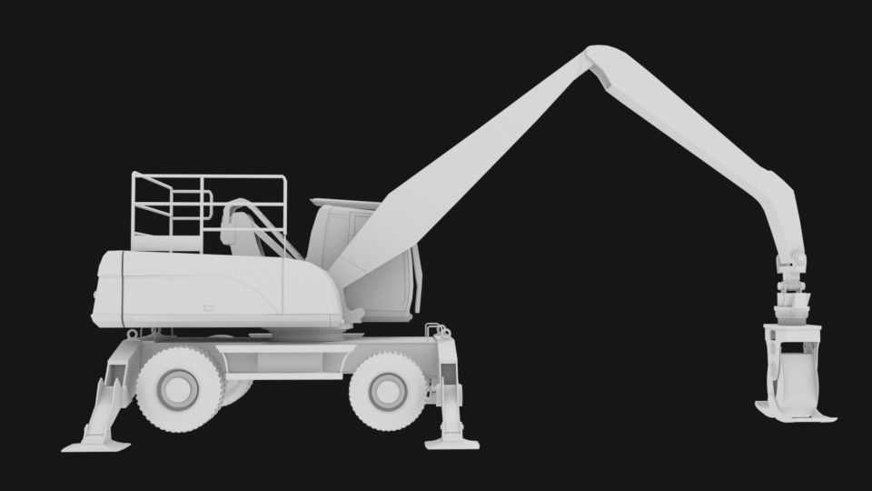 CAT Crawler with separated PARTS STL for 3D printing  3D print model_3