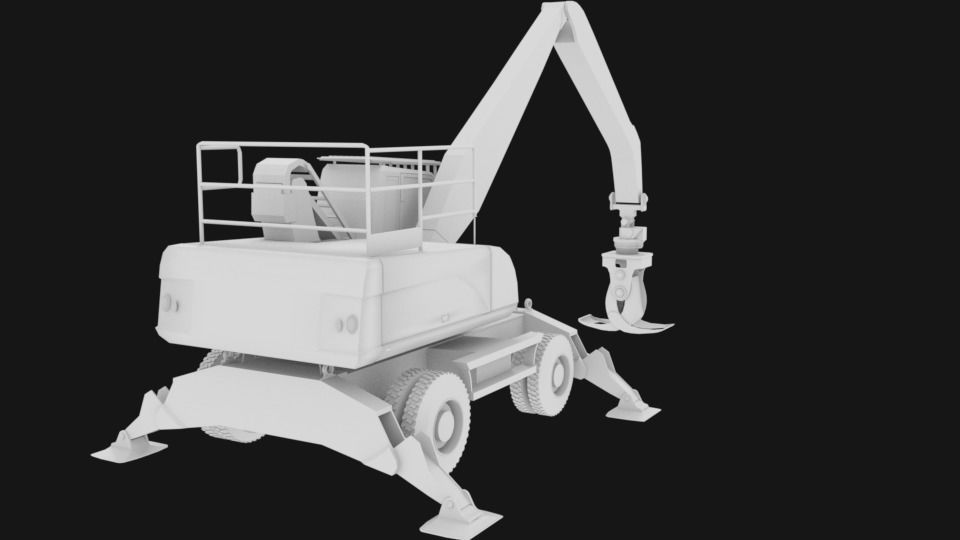 CAT Crawler with separated PARTS STL for 3D printing  3D print model_1