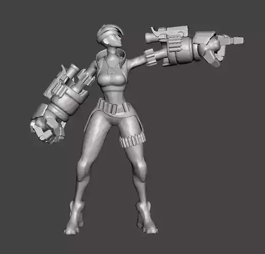 Psyops Vi 3D Model 3D print model