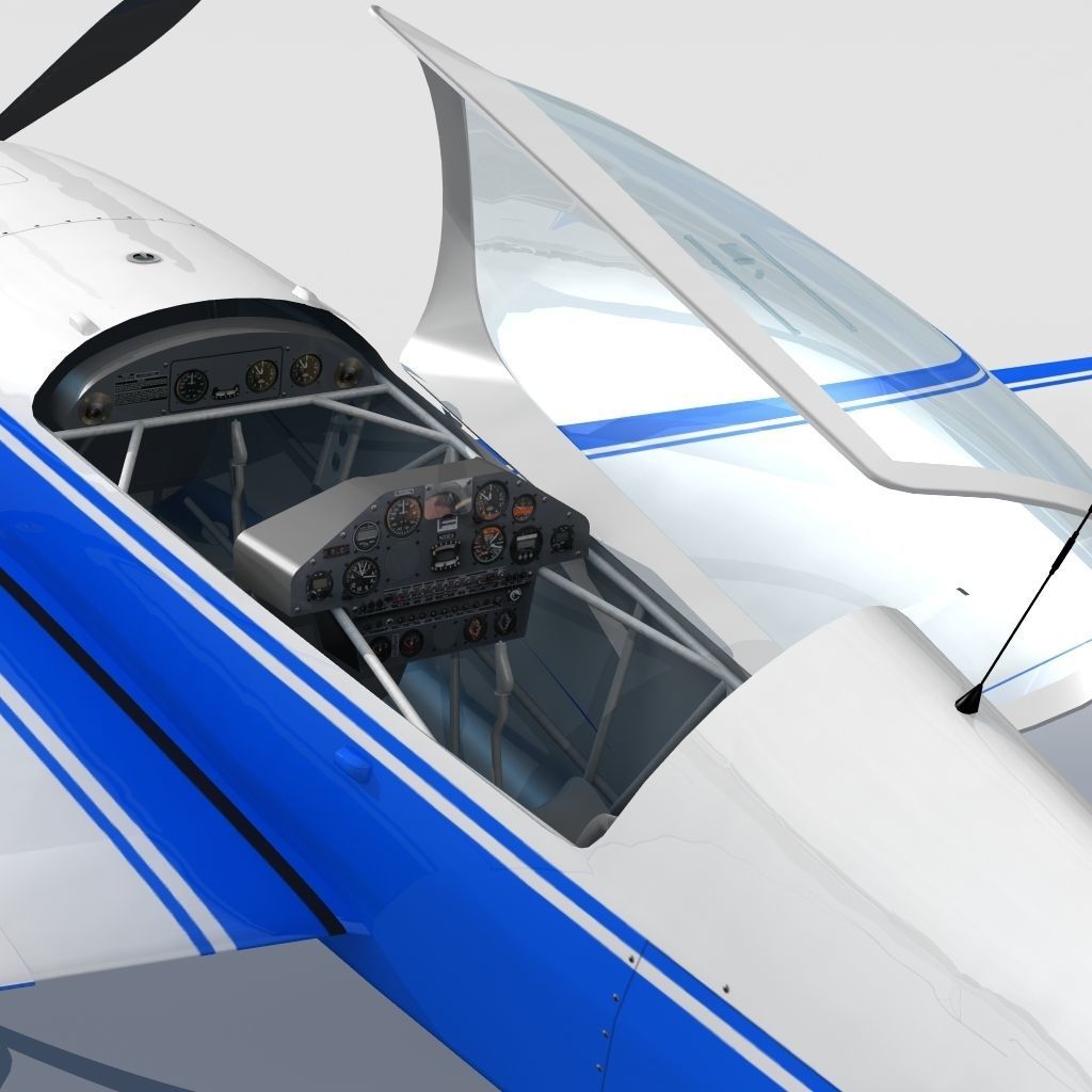 Extra 300L Racing Plane 3D model_10