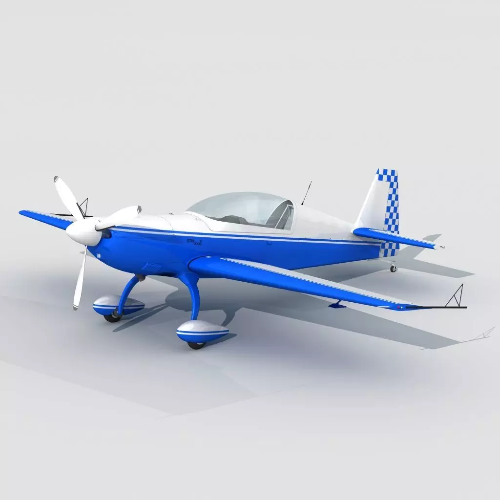 Extra 300L Racing Plane 3D model_0