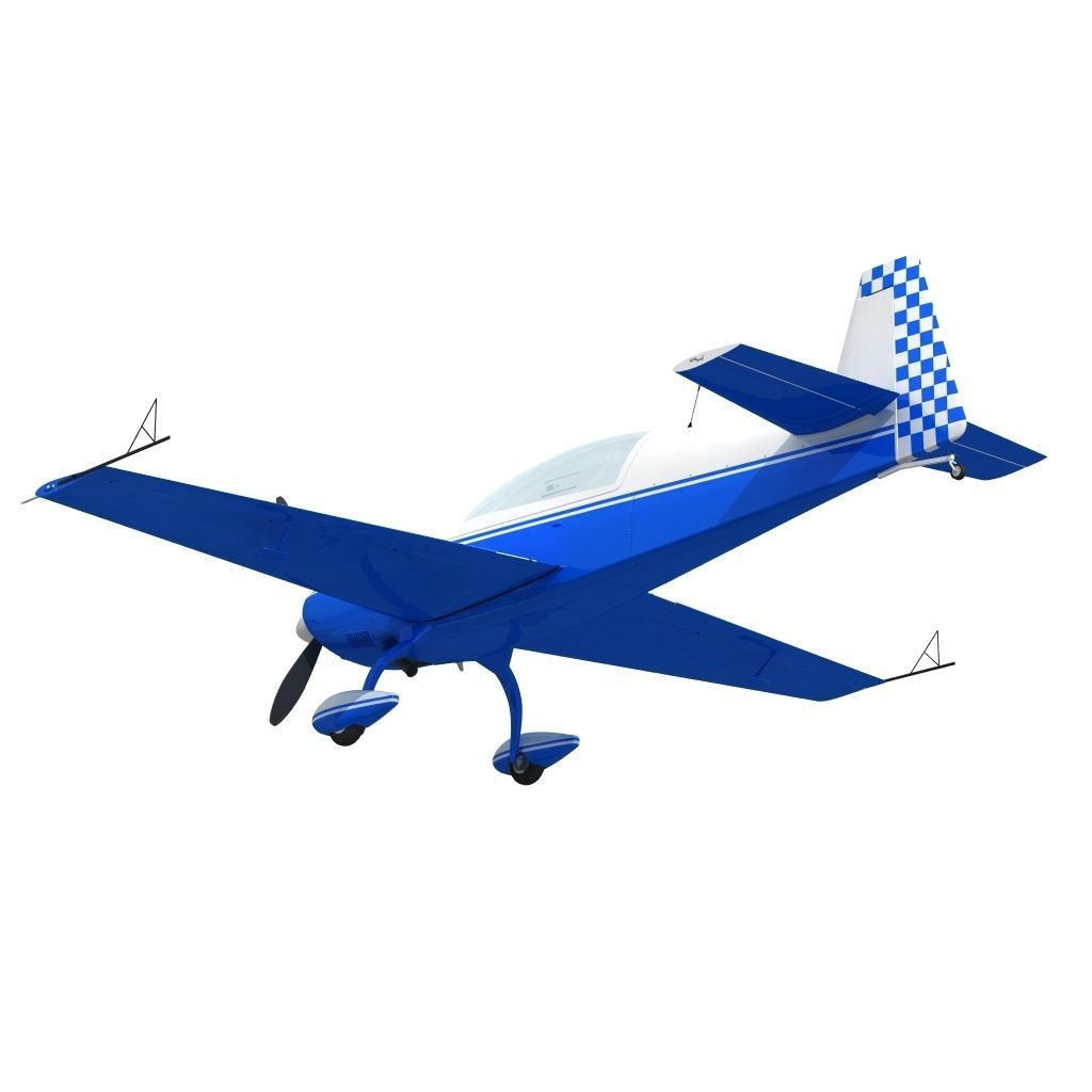 Extra 300L Racing Plane 3D model_8