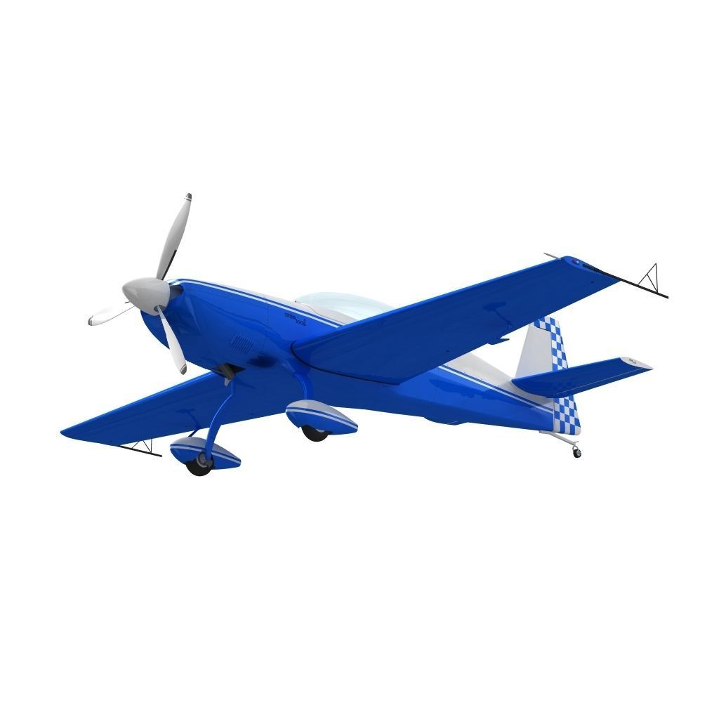 Extra 300L Racing Plane 3D model_6