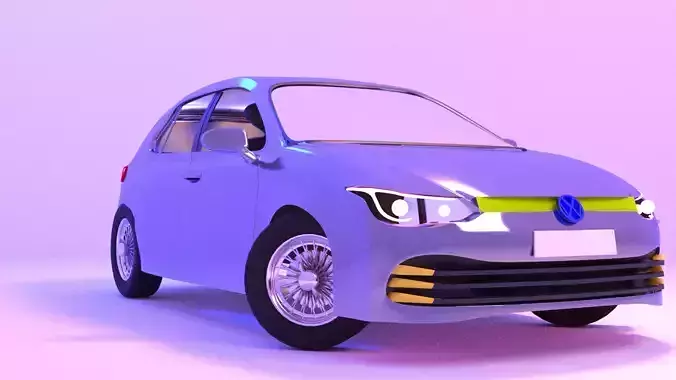 Volks Wagen Golf serie 8 3D model