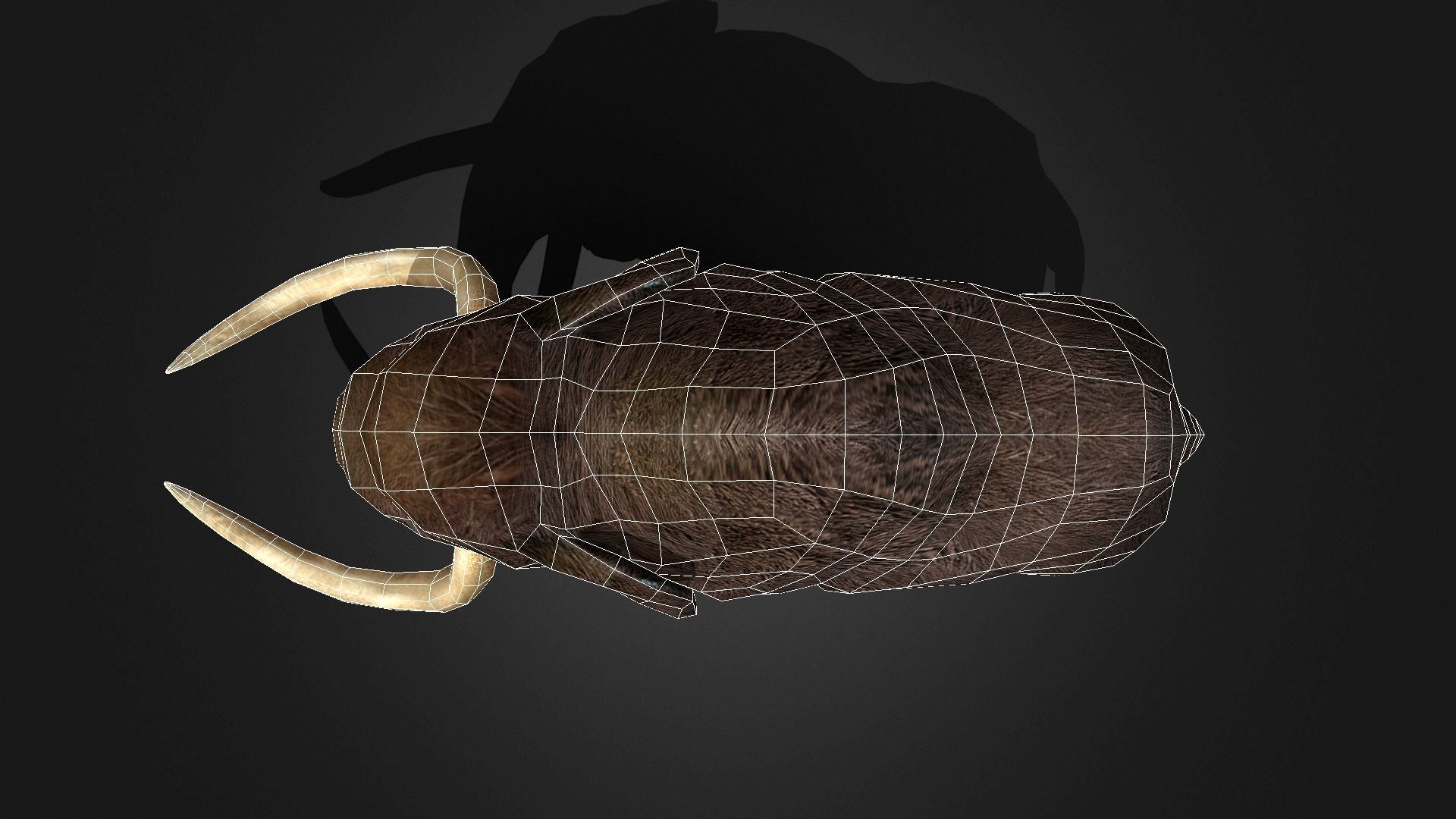 Mammoth - Idle Animated Low-poly 3D model_7