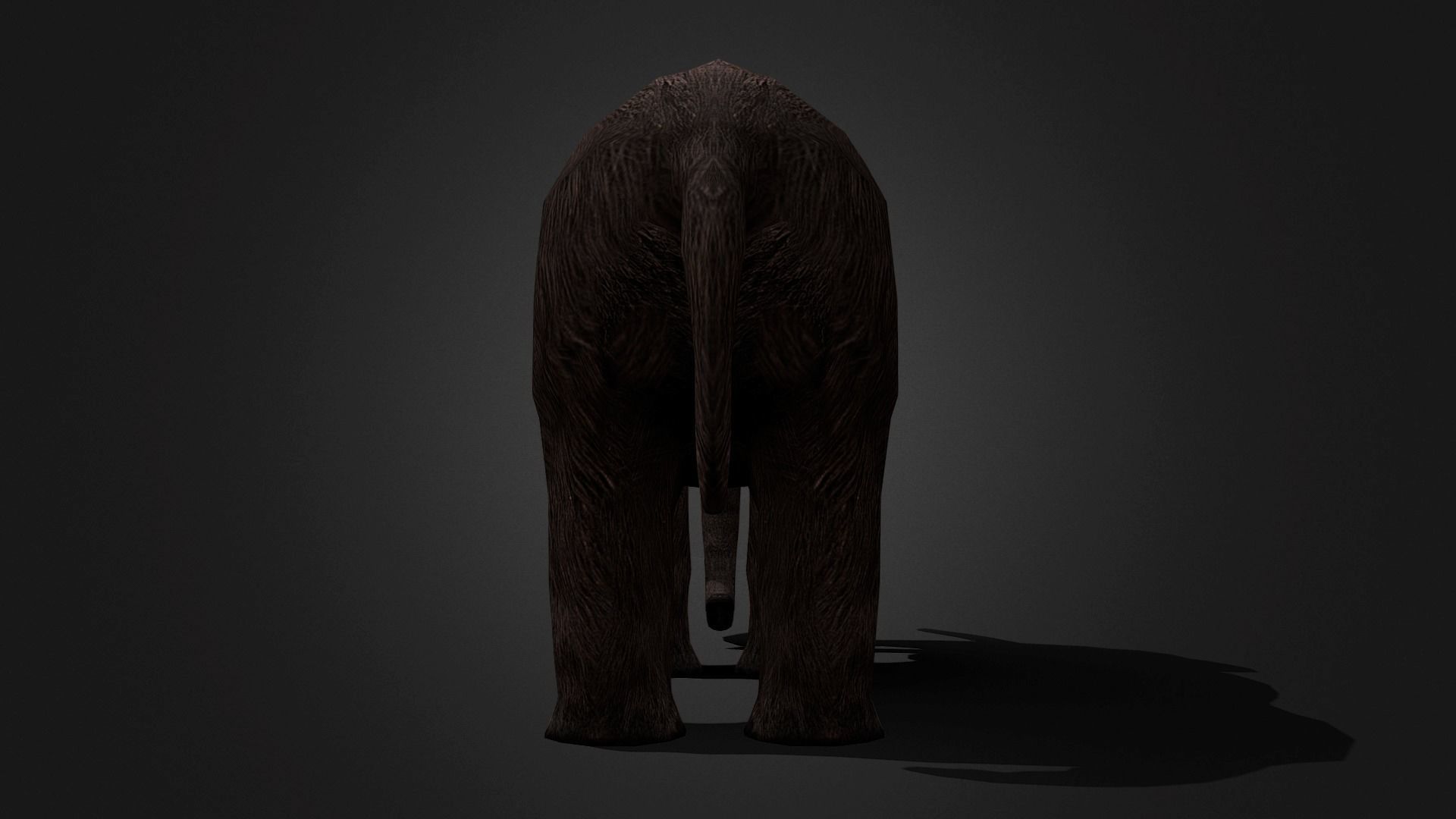 Mammoth - Idle Animated Low-poly 3D model_18
