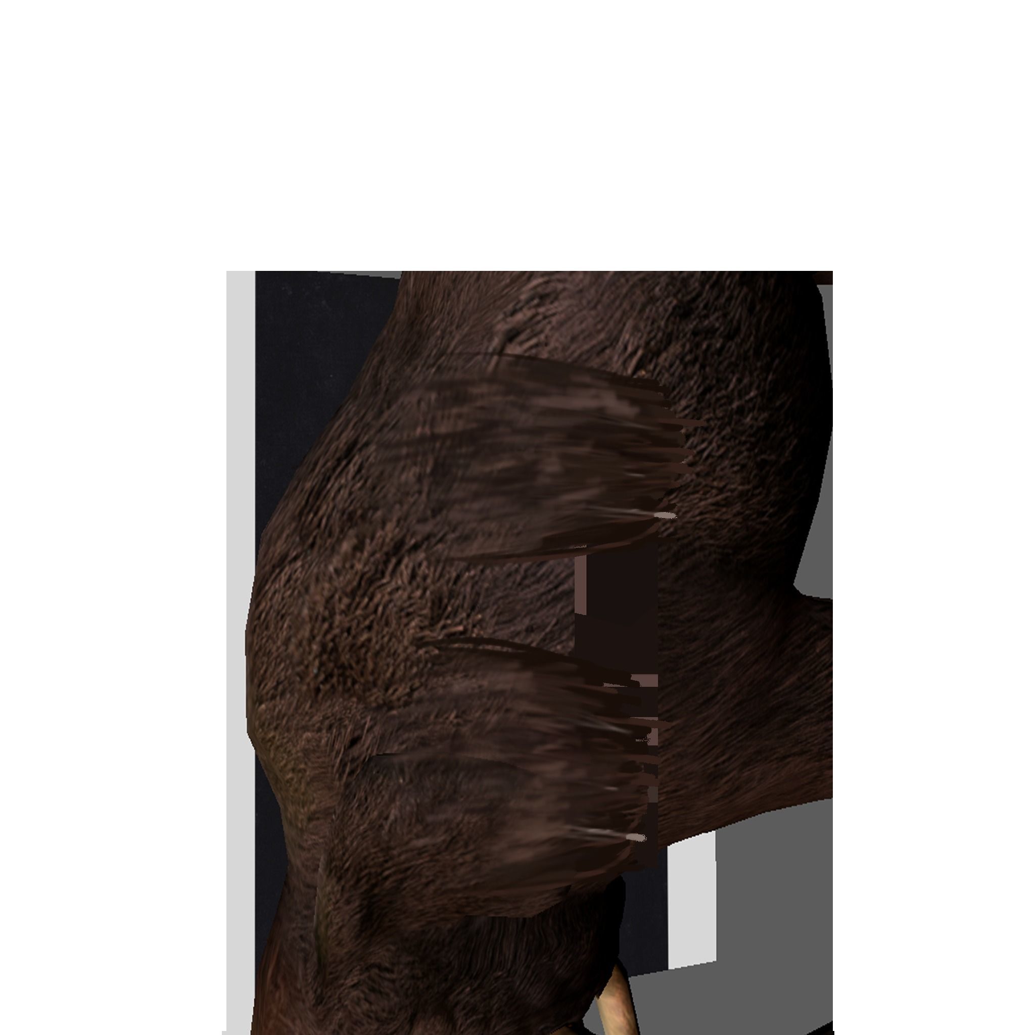 Mammoth - Idle Animated Low-poly 3D model_23