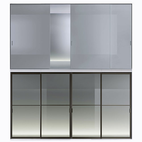 Rimadesio sliding doors 3 3D model