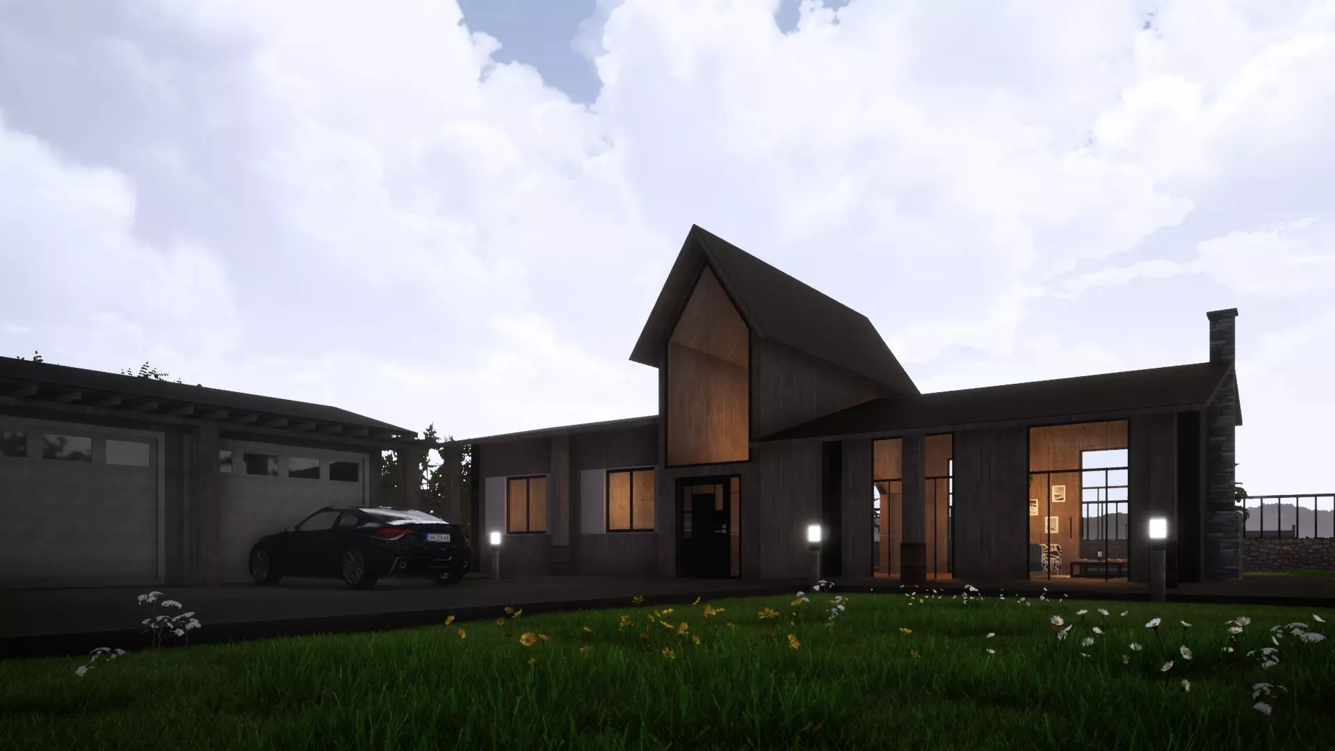 River House Model Free 3D model
