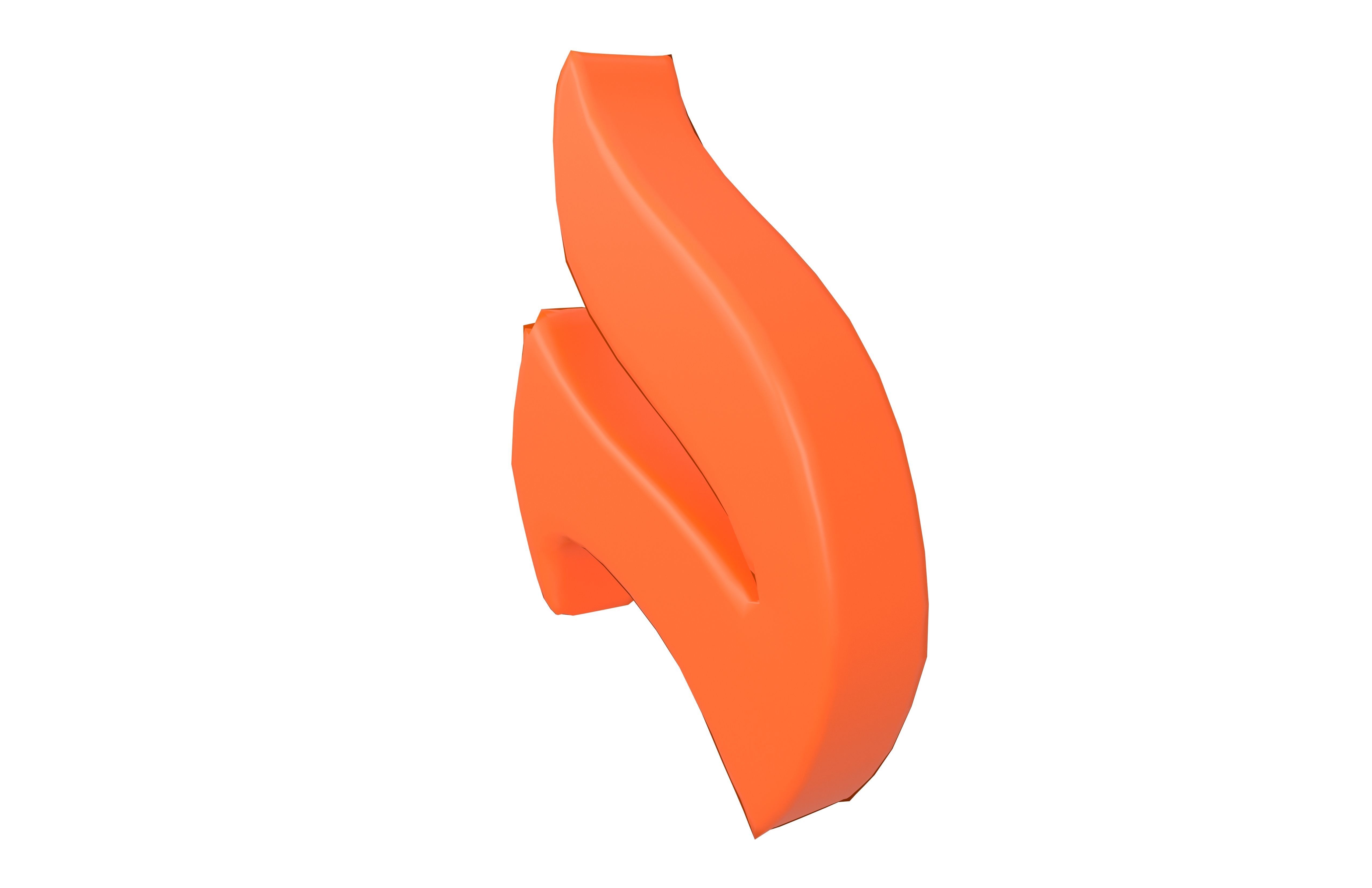 Fire Symbol v11 003 Low-poly 3D model_2