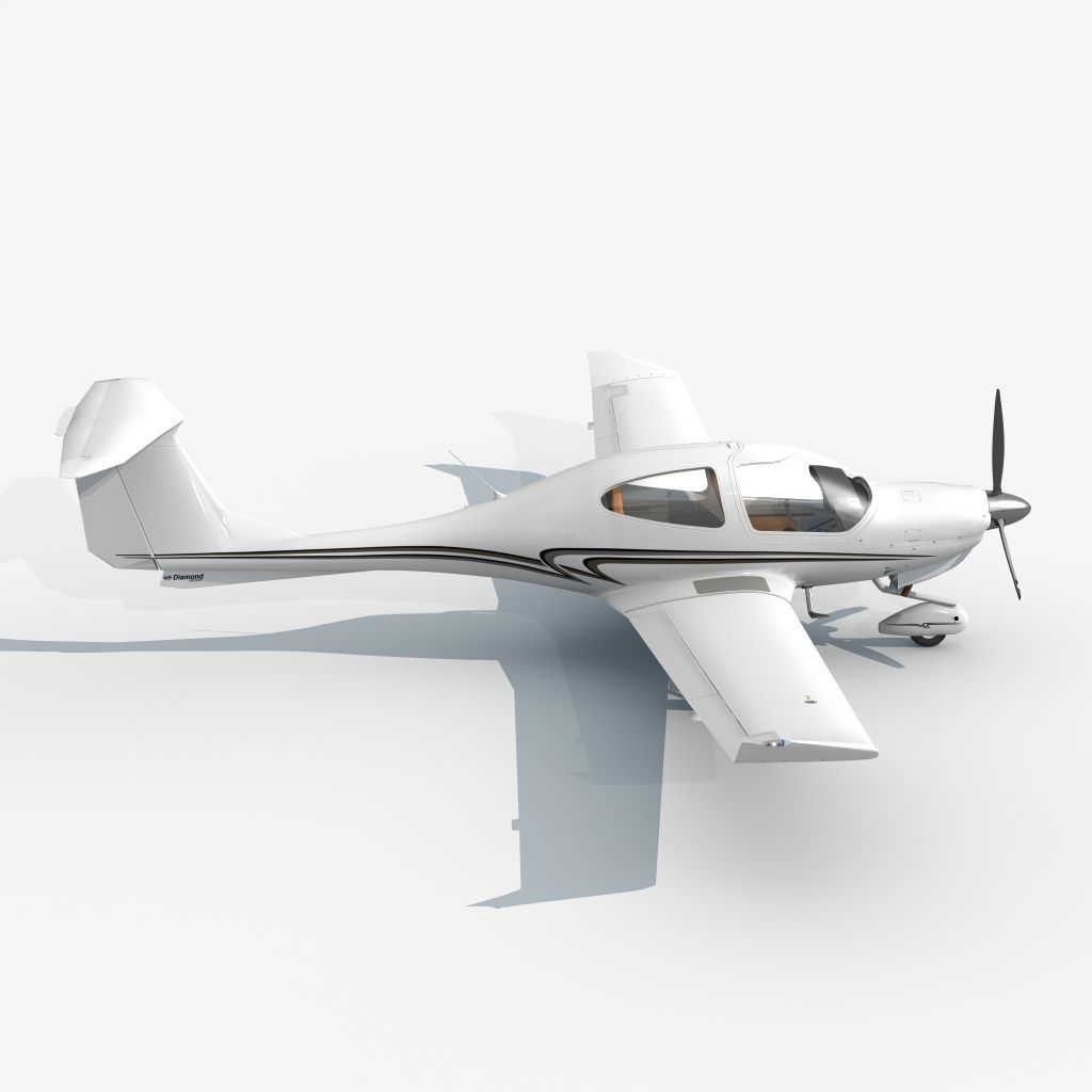 Diamond DA 40 3D model_5