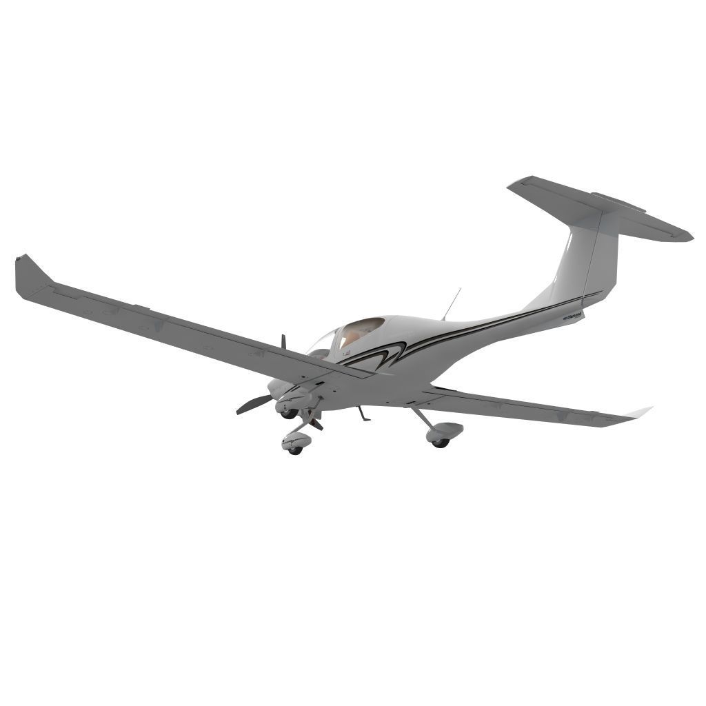 Diamond DA 40 3D model_7