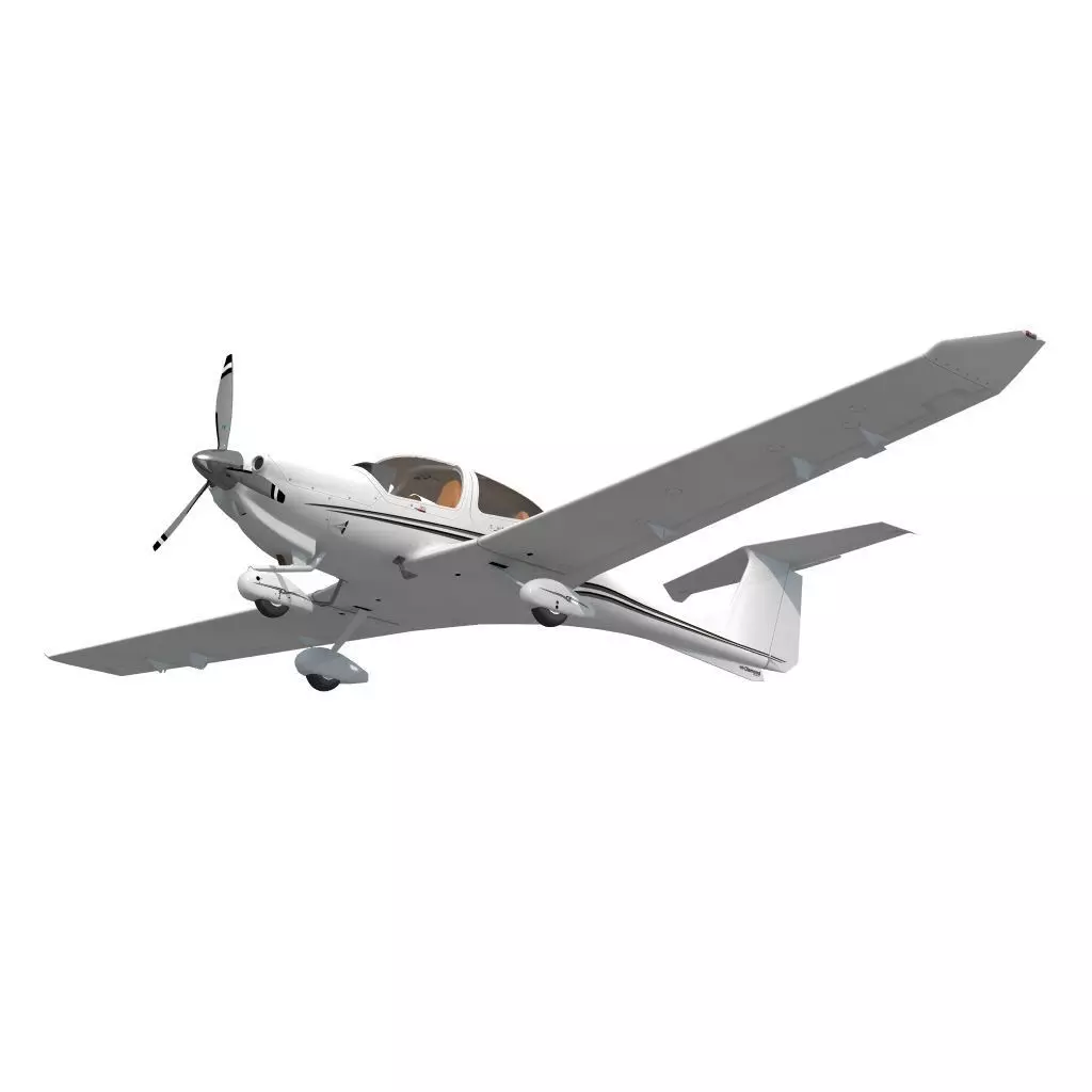 Diamond DA 40 3D model_0