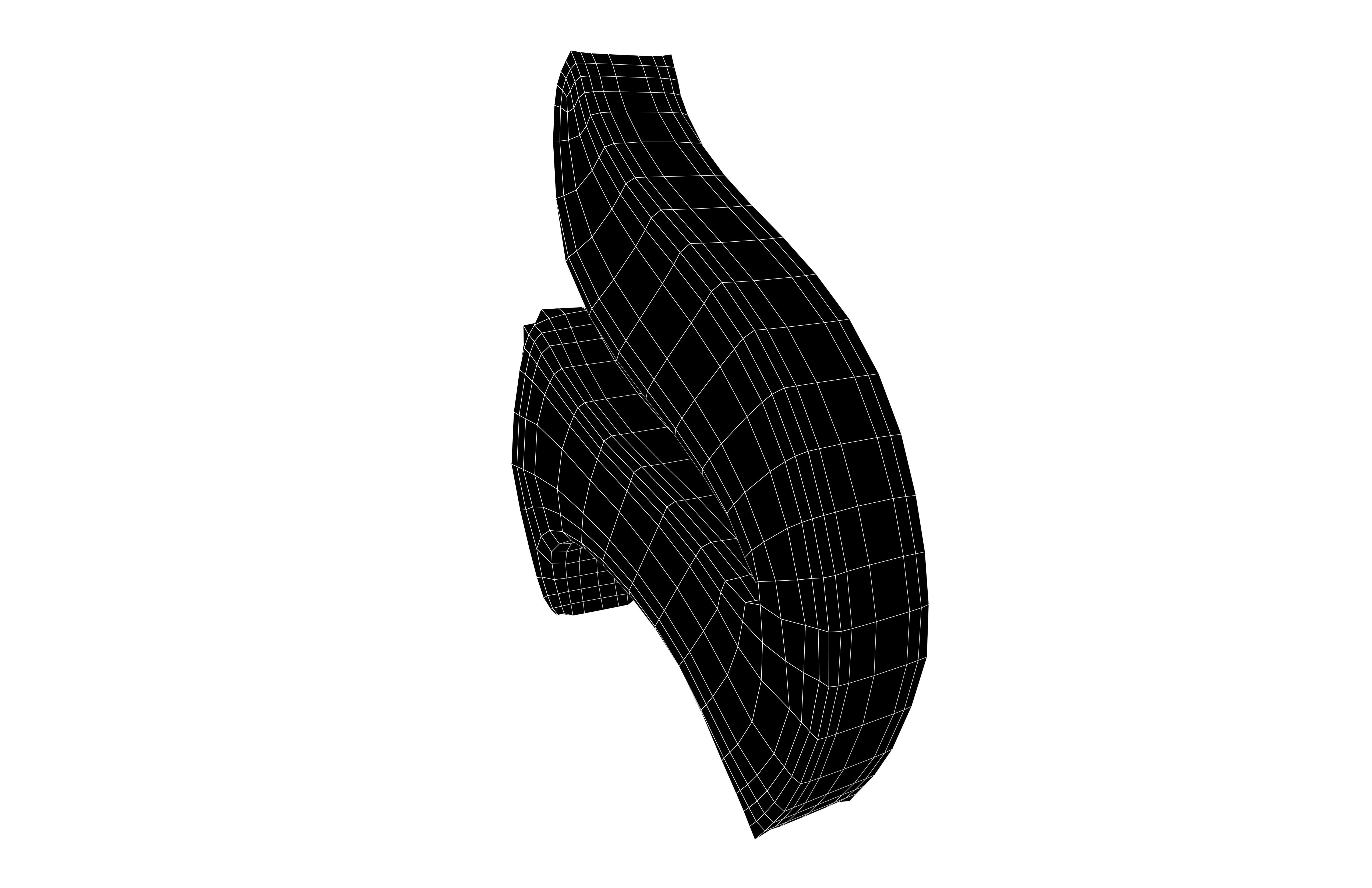 Fire Symbol v11 012 Low-poly 3D model_6