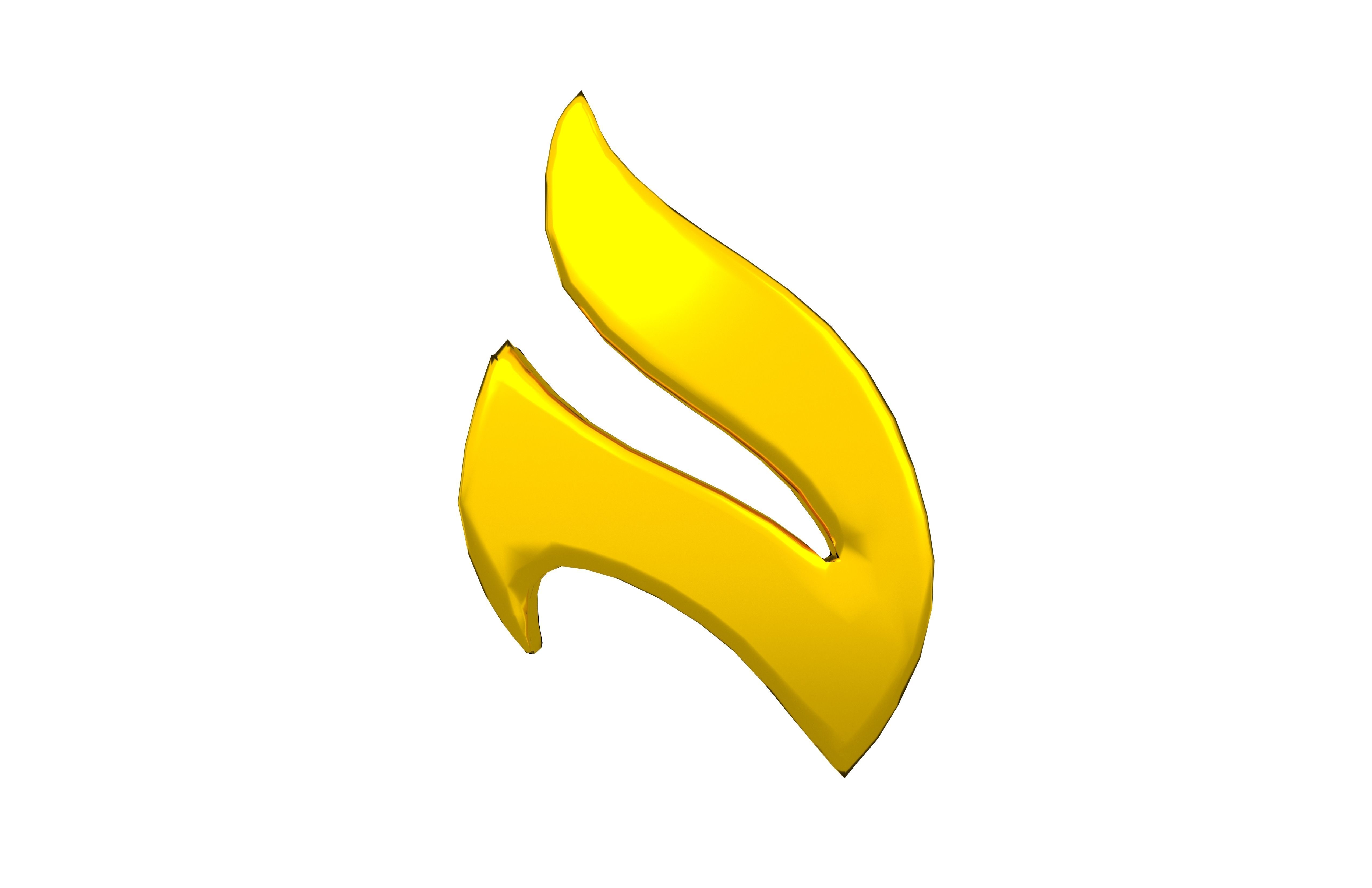 Fire Symbol v11 012 Low-poly 3D model_1