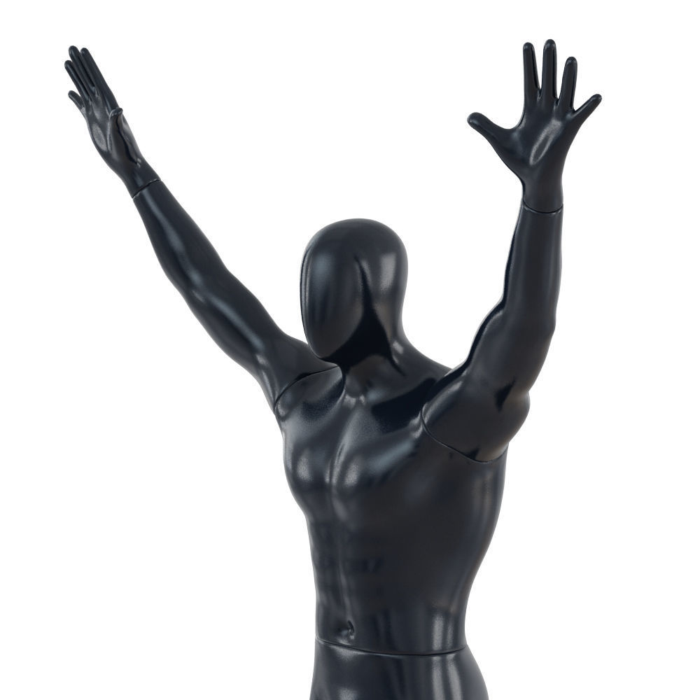 Male Abstract Mannequin 91 3D model_5