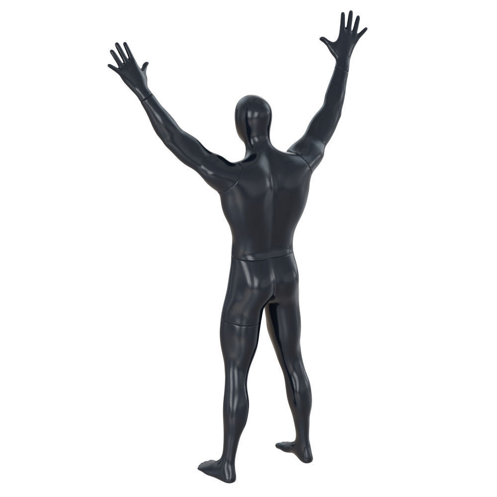 Male Abstract Mannequin 91 3D model_4
