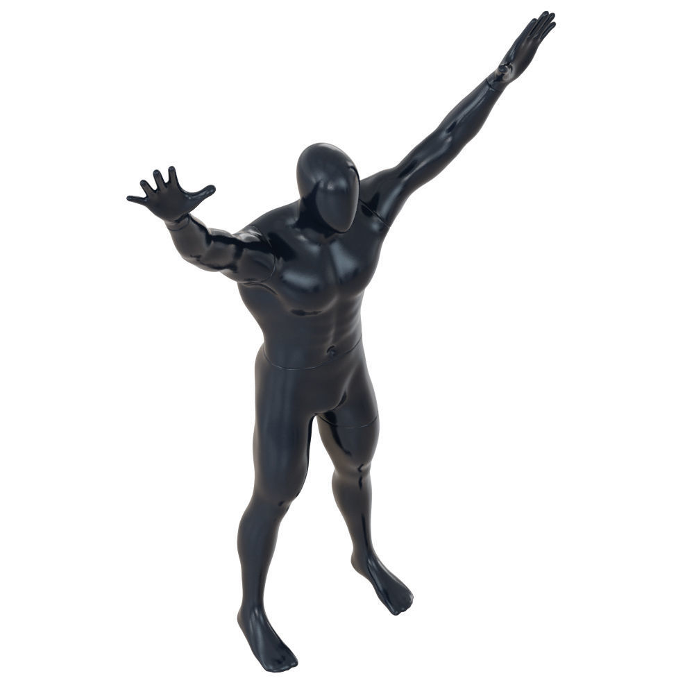 Male Abstract Mannequin 91 3D model_3