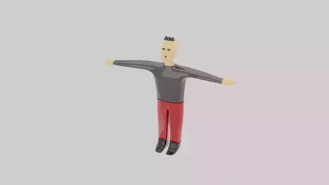 an awesome 3d man