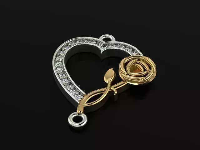 ANKLET JEWLERY ROSE 3D print model