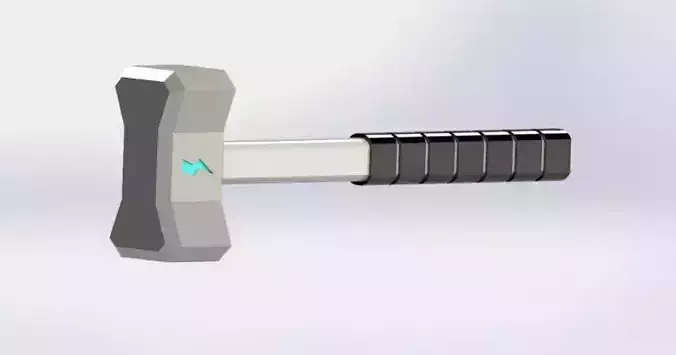 powerful hammer with lightning