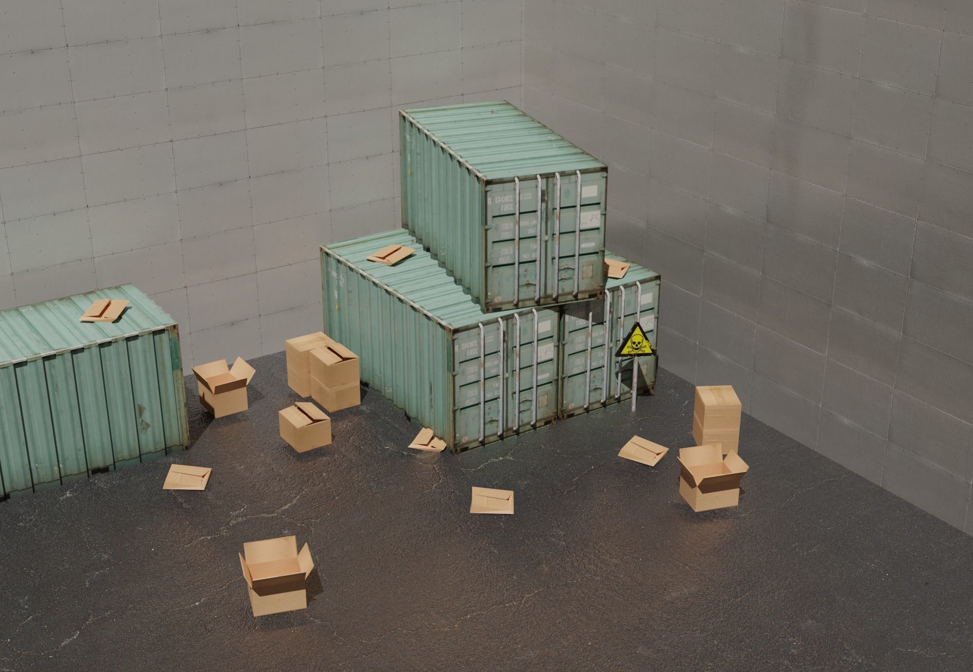 Industry Pack Low-poly 3D model_1