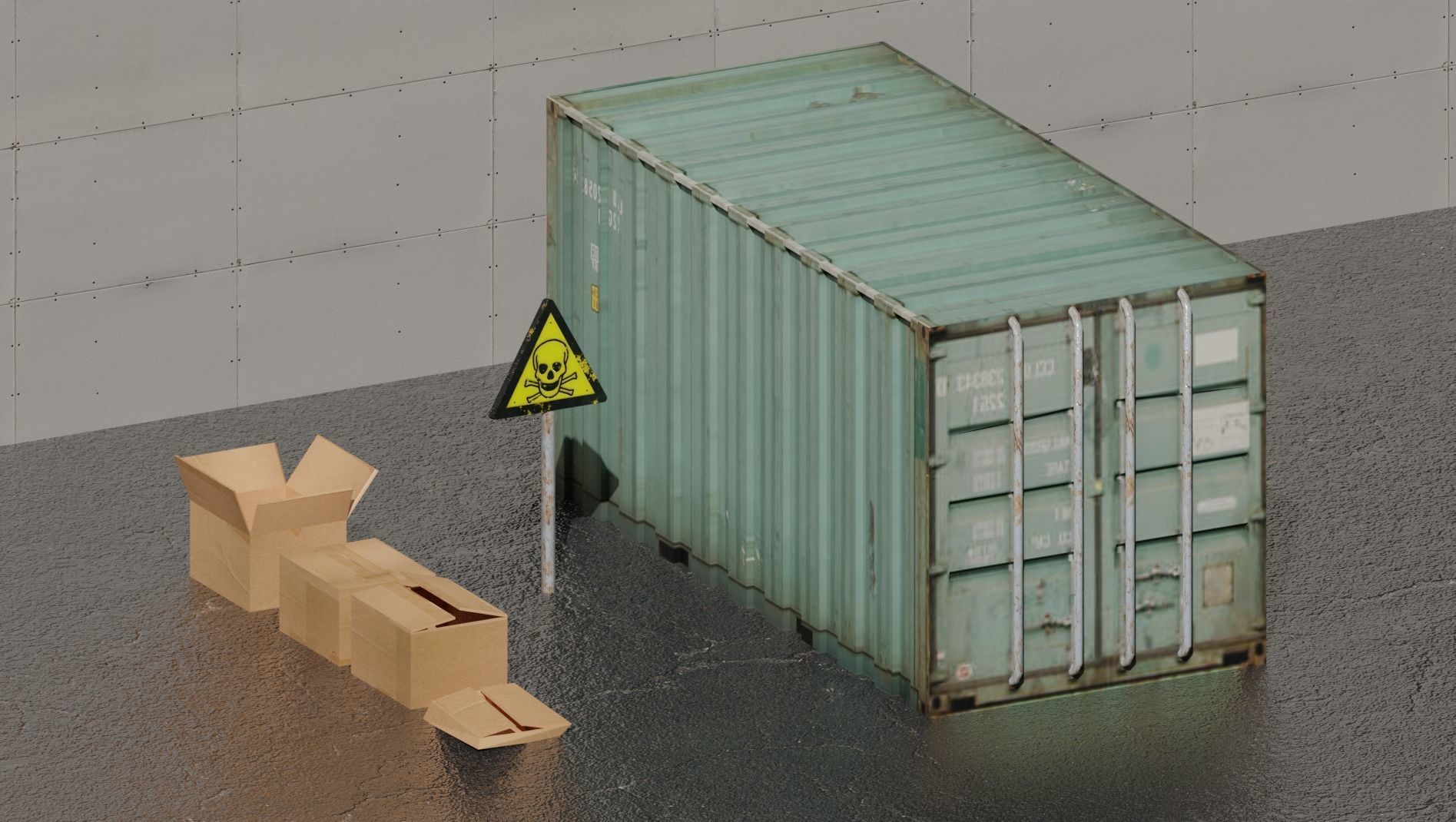 Industry Pack Low-poly 3D model_2