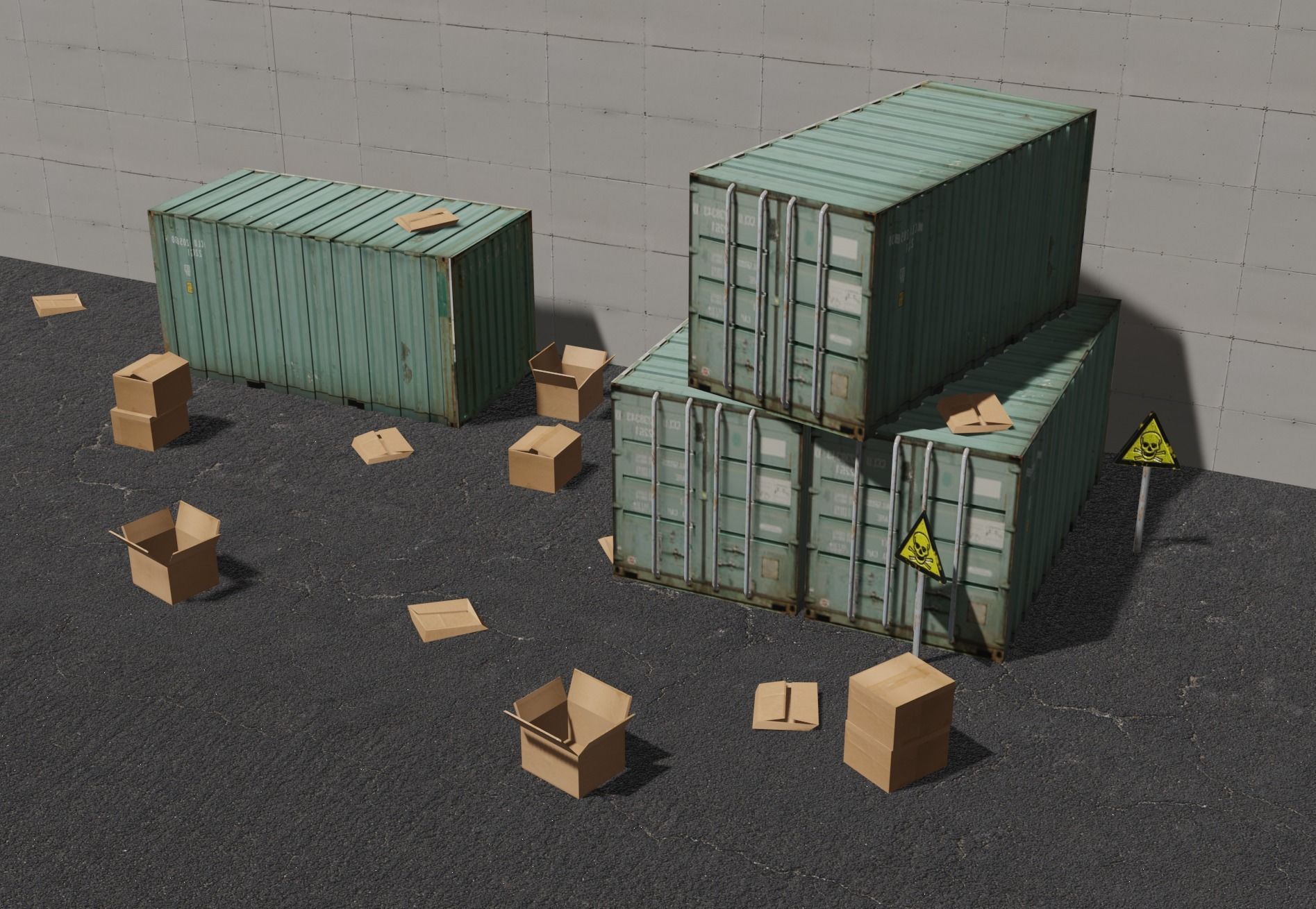 Industry Pack Low-poly 3D model_14