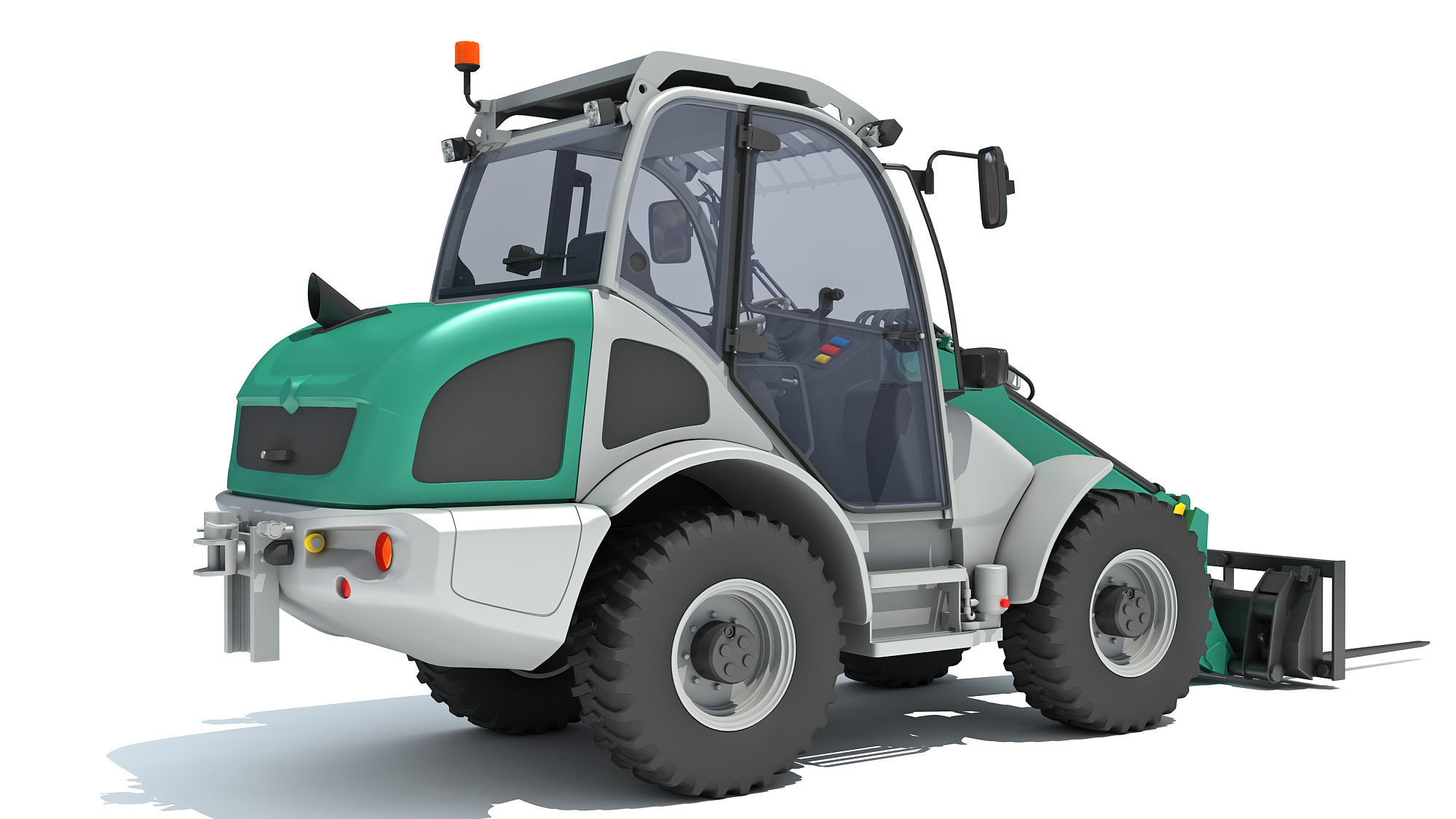 Wheel Loader 3D model_6