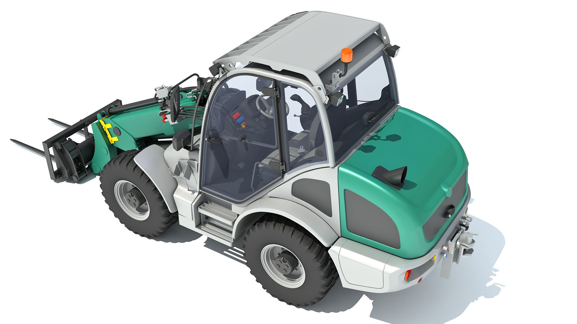Wheel Loader 3D model_3