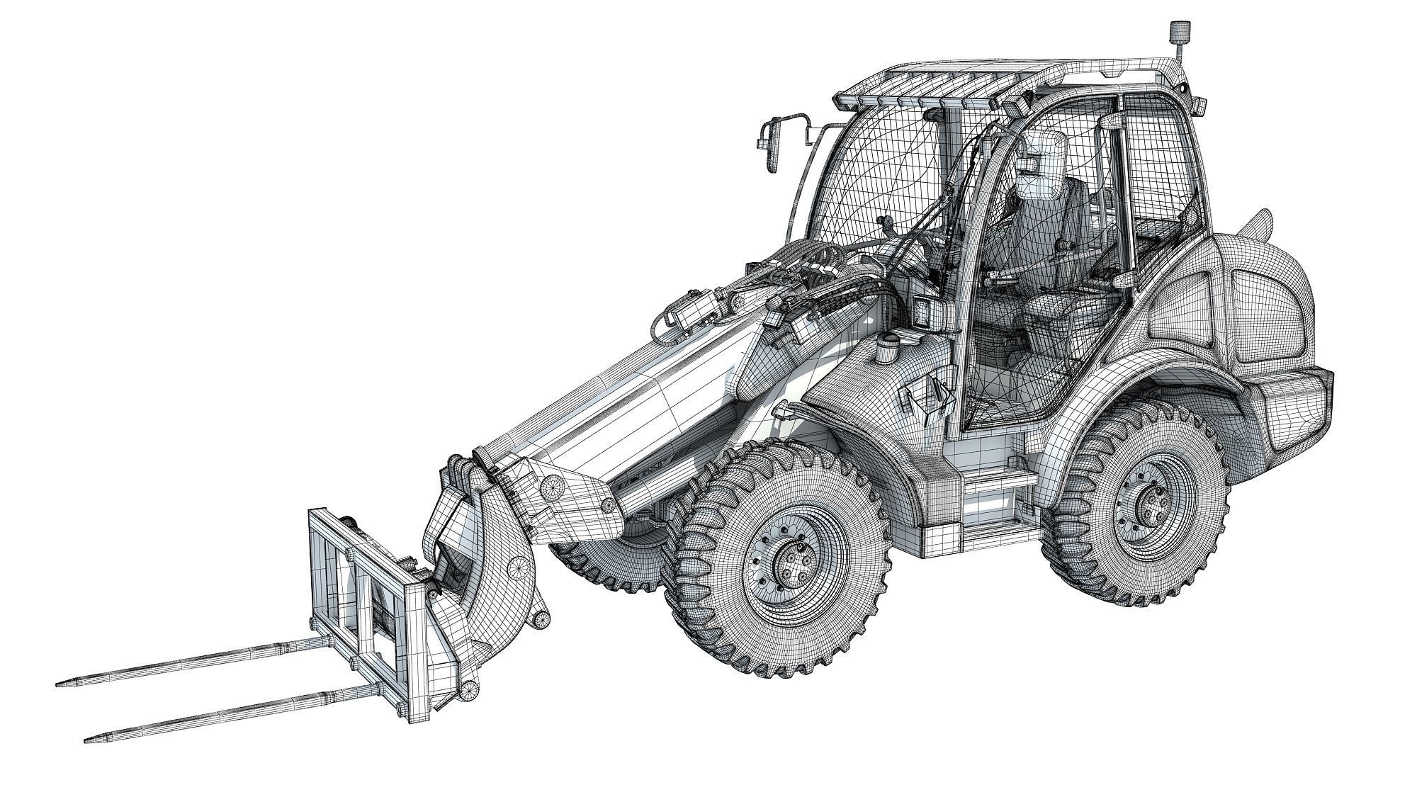 Wheel Loader 3D model_15
