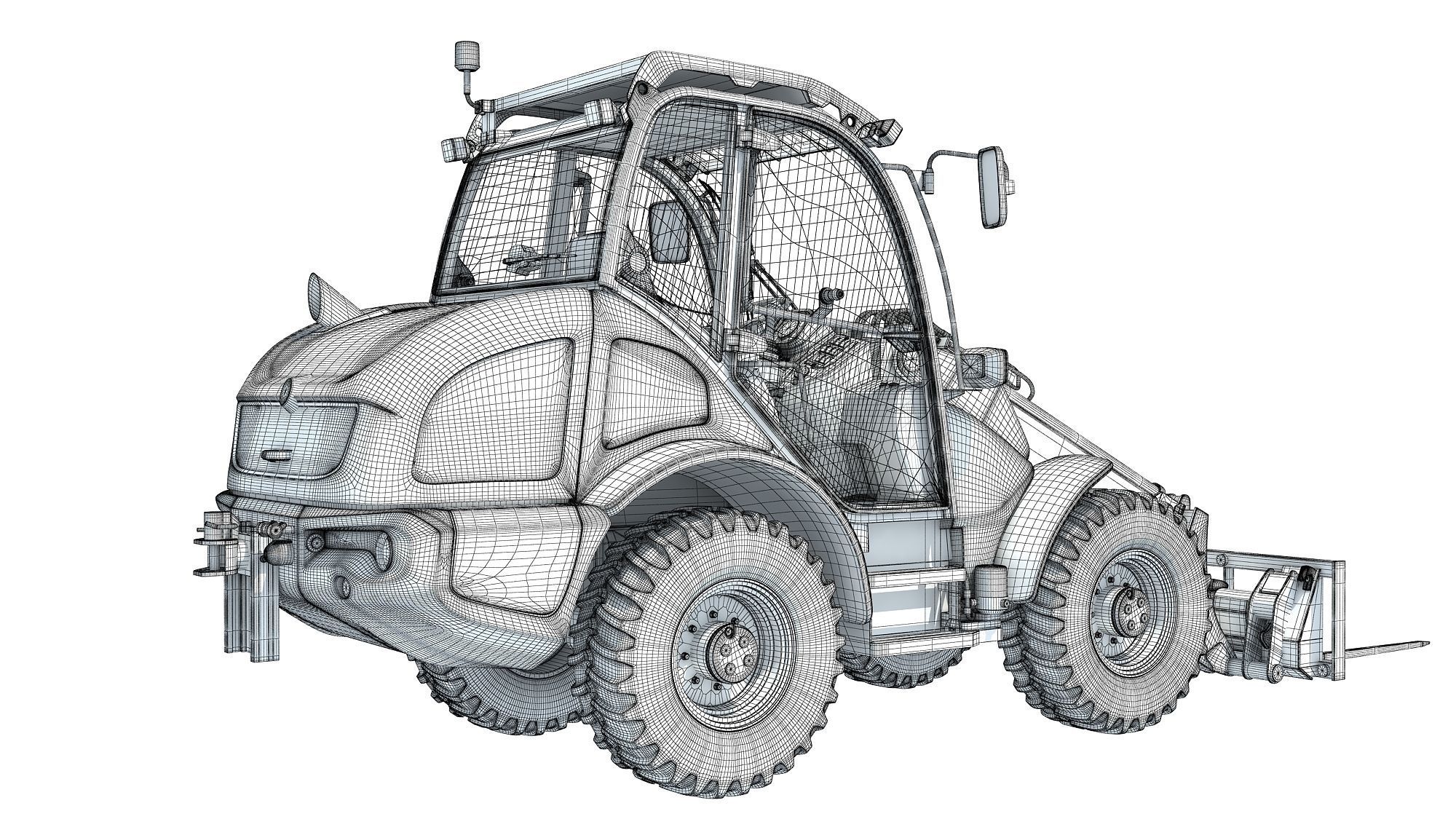 Wheel Loader 3D model_17