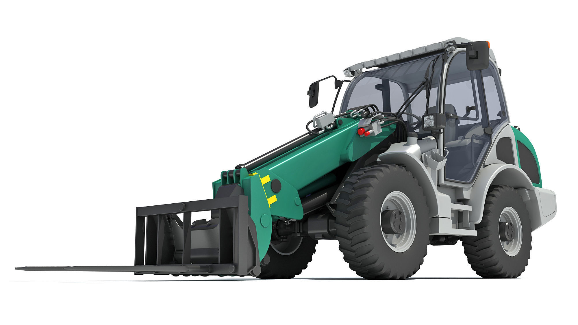 Wheel Loader 3D model_11