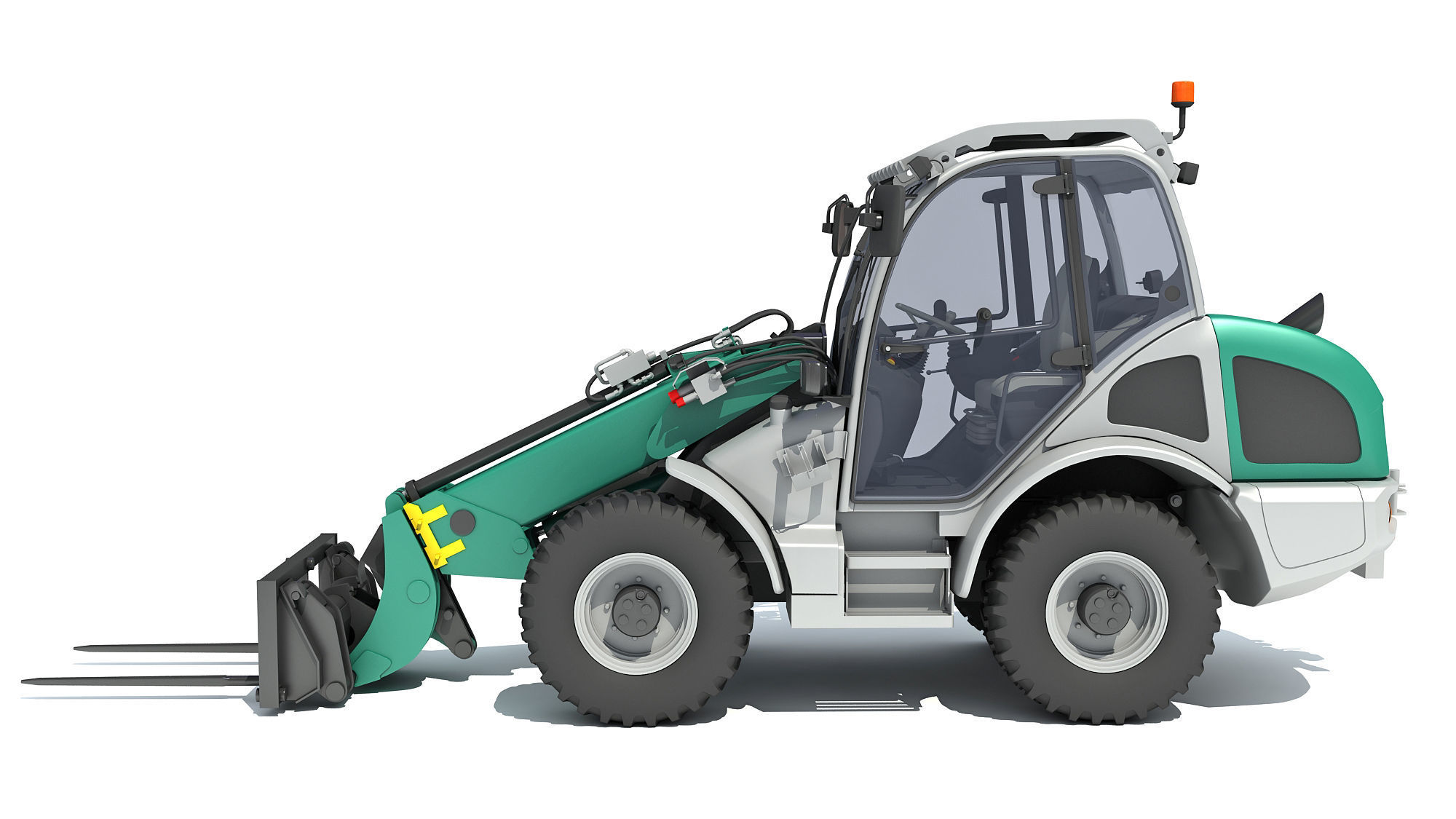 Wheel Loader 3D model_1